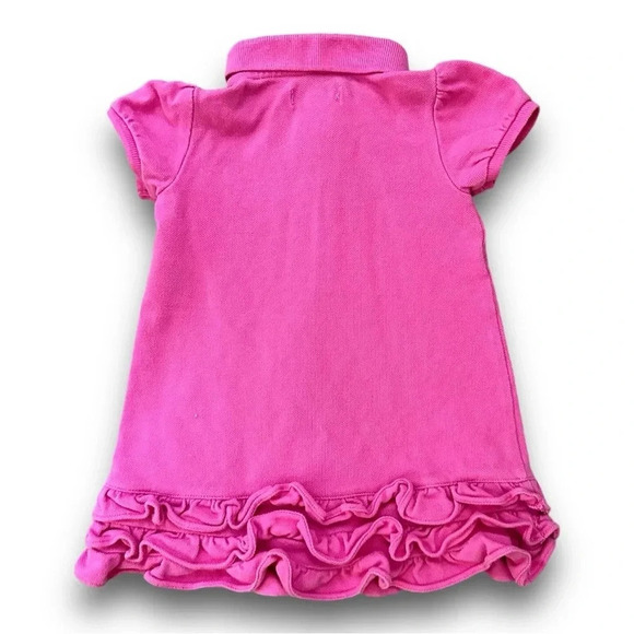Ralph Lauren | Ruffled Polo Dress (6 mos) 🩷 - Picture 4 of 5